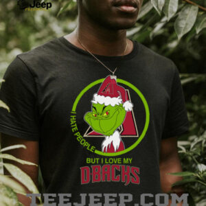 The Grinch I Hate People But I Love My Dbacks Shirt