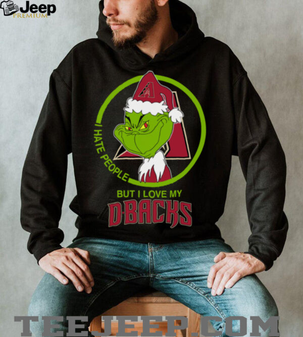 The Grinch I Hate People But I Love My Dbacks Shirt