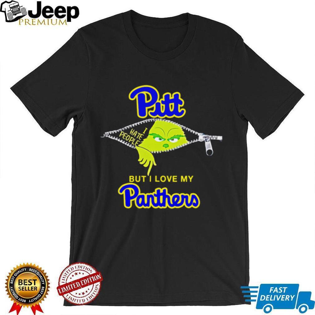 Grinch Zipper I Hate People But I Love My Pittsburgh Panthers Shirt Grinch Zipper I Hate People But I Love My Pittsburgh Panthers Shirt