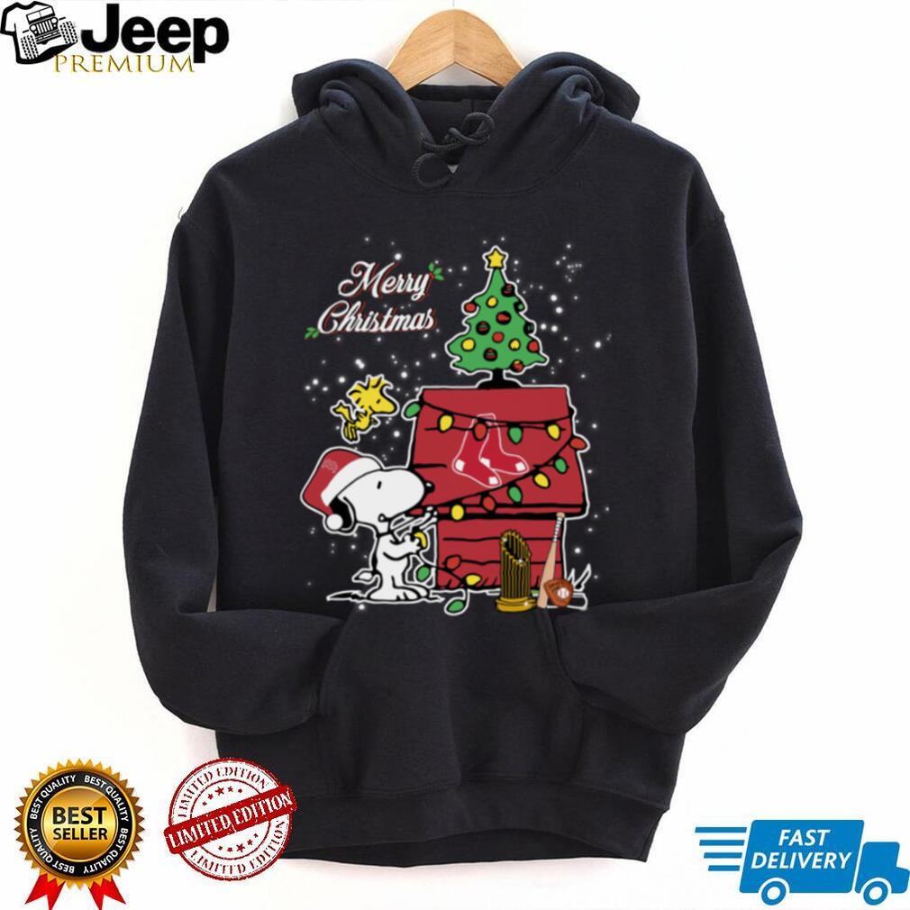 Boston Red Sox Merry Christmas With Snoopy Baby T Shirt Boston Red Sox Merry Christmas With Snoopy Baby T Shirt