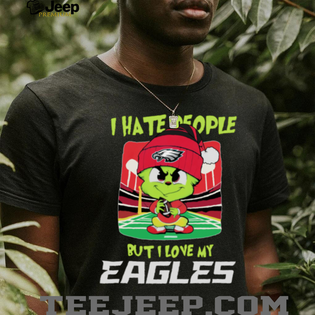 Official Santa Grinch Chibi I Hate People But I Love My Philadelphia Christmas Shirt Official Santa Grinch Chibi I Hate People But I Love My Philadelphia Christmas Shirt