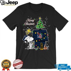 Tigers Shop Merry Christmas With Snoopy Baby Detroit Tigers T Shirt