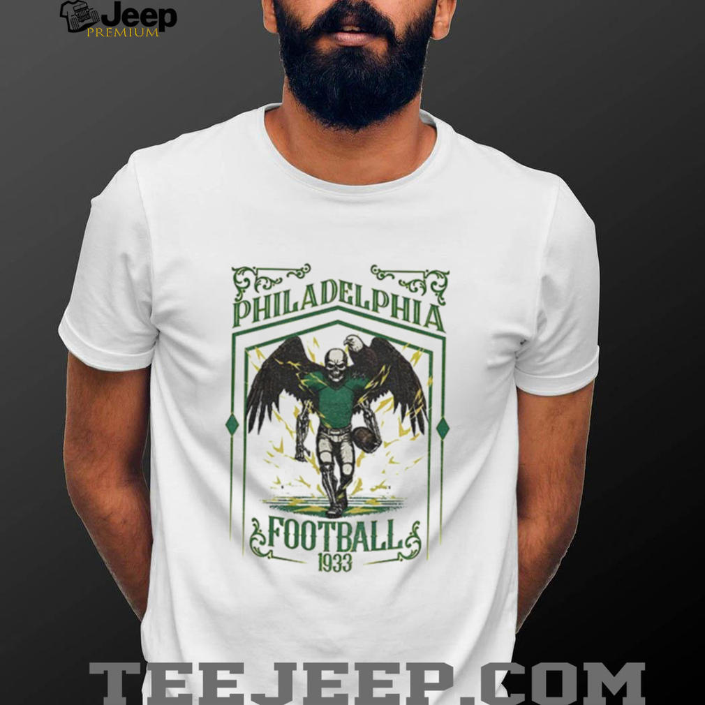 Skull Philadelphia Eagles Football 1933 Game Day shirt - Front View