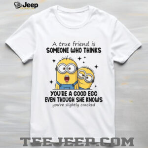 A True Friend Is Someone Who Thinks You’re A Good Egg Even Though She Knows You’re Slightly Cracked T Shirt