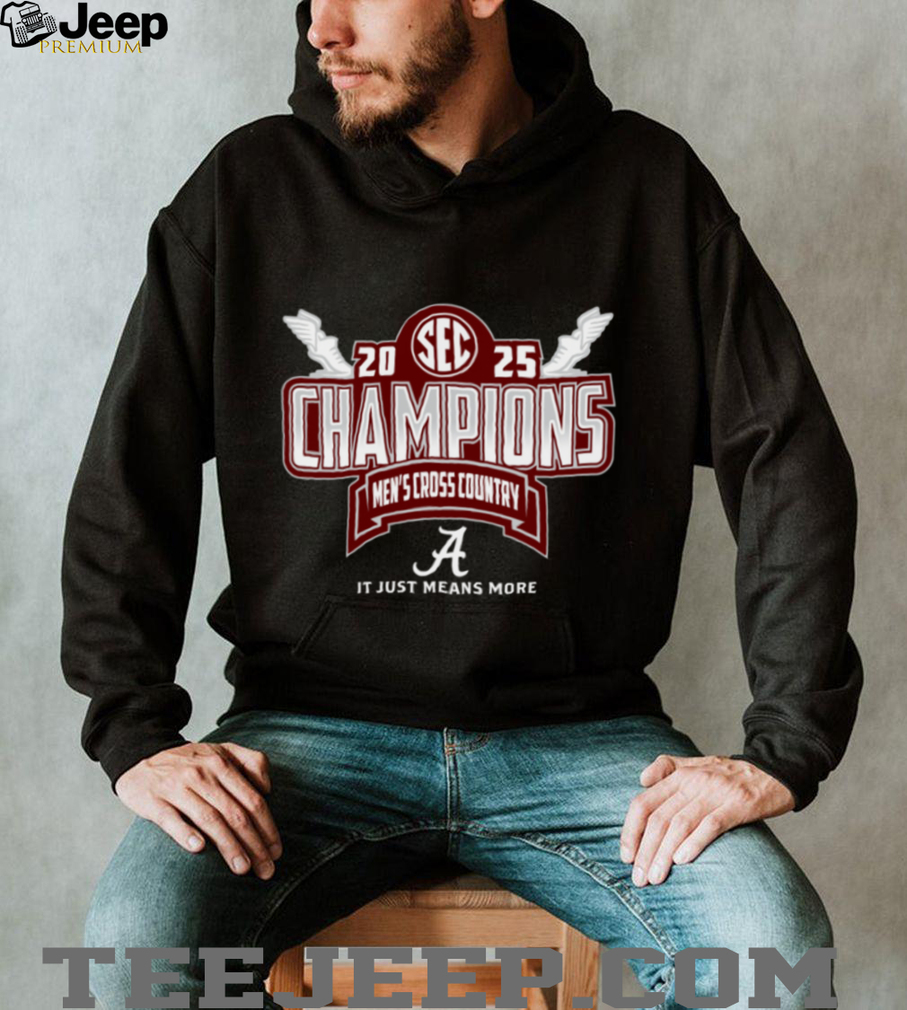 Alabama Crimson Tide SEC 2025 Champions Men’s Cross Country TShirt Alabama Crimson Tide SEC 2025 Champions Men’s Cross Country TShirt