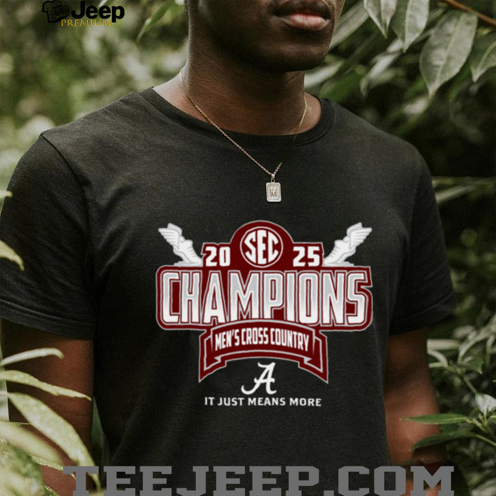 Alabama Crimson Tide SEC 2025 Champions Men’s Cross Country TShirt Alabama Crimson Tide SEC 2025 Champions Men’s Cross Country TShirt