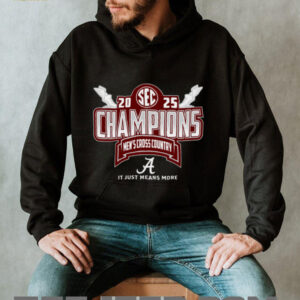 Alabama SEC 2025 Men’s Cross Country Champions Locker Room Shirt Alabama SEC 2025 Men’s Cross Country Champions Locker Room Shirt