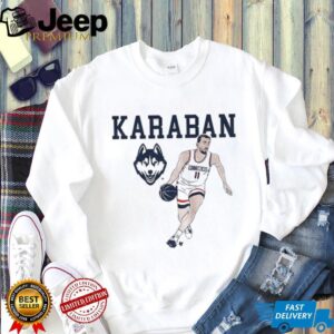 Alex Karaban Name Pose UConn Huskies Basketball Big East Conference shirt