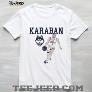 Alex Karaban Name Pose UConn Huskies Basketball Big East Conference shirt