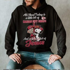 All I Need Today Is A Little Bit Of Kansas City Chiefs And A Whole Lot Of Jesus T Shirt