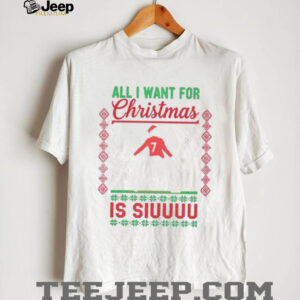 All I Want for Christmas Is Siuuu Sweatshirt Ronaldo Portugal Xmas Jumper