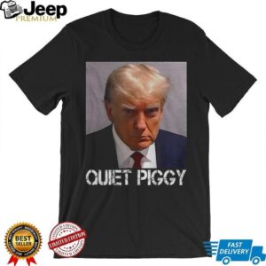 Angry Donald Trump Quiet Piggy Resist anti Maga photo shirt