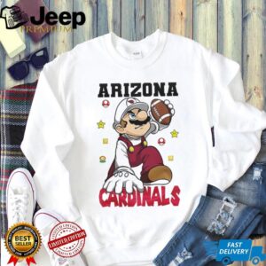 Arizona Cardinals NFL x Super Mario Bros Mashup T Shirt