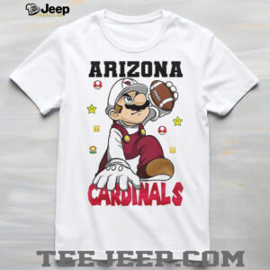Arizona Cardinals NFL x Super Mario Bros Mashup T Shirt