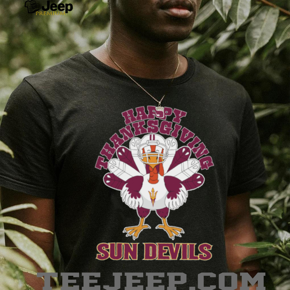 Arizona State Sun Devils Turkey Helmet Happy Thanksgiving Shirt Arizona State Sun Devils Turkey Helmet Happy Thanksgiving Shirt