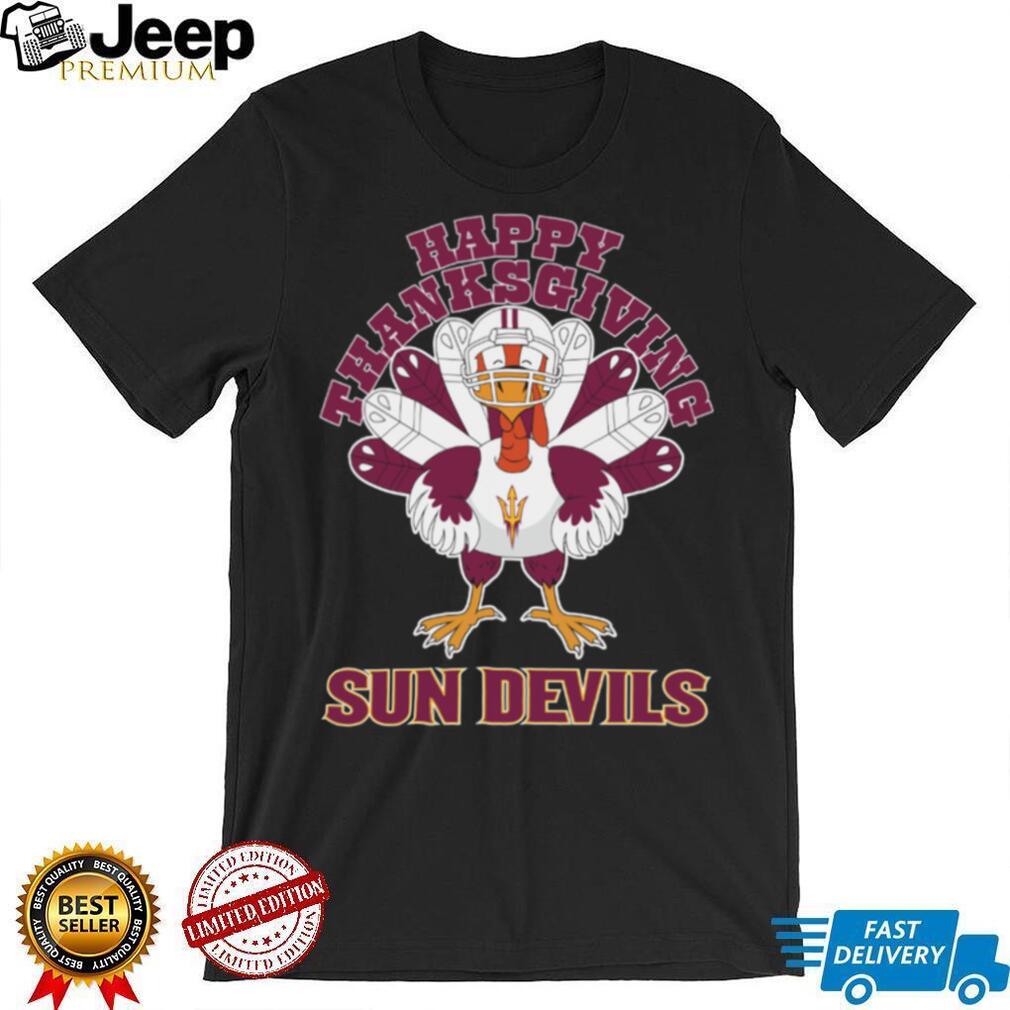 Arizona State Sun Devils Turkey Helmet Happy Thanksgiving Shirt Arizona State Sun Devils Turkey Helmet Happy Thanksgiving Shirt
