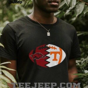 Arkansas Razorbacks vs Tennessee Volunteers NFL Football 2025 shirt