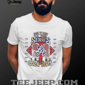 Back to Back World Series Champions 2025 LA Dodgers Baseball shirt