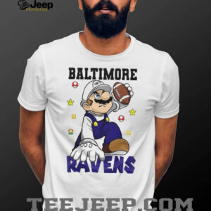 Baltimore Ravens NFL x Super Mario Bros Mashup T Shirt