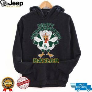 Baylor Bears Happy Thanksgiving Turkey TShirt