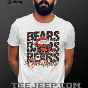 Bear Santa Claus Chicago Bears NFL Football Merry Christmas shirt