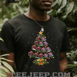 Bears and Cubs Holiday Tree Tee