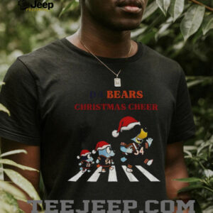 Bluey Chicago Bears NFL Da Bears Abbey Road Fly Eagles fly Christmas cheer shirt