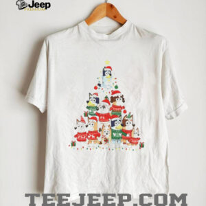 Bluey Family Christmas tree shirt