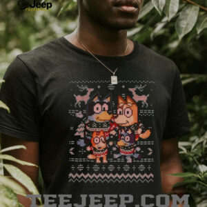 Bluey heeler family Merry Christmas shirt