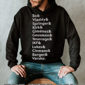 Bo Vladdy Springer Kirk Giménez Gausman Yesavage IKF Lukes Clement Toronto Blue Jays MLB Baseball shirt