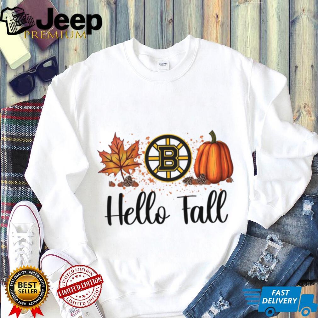 Boston Bruins Hello Fall T Shirt Boston Bruins Hello Fall T Shirt