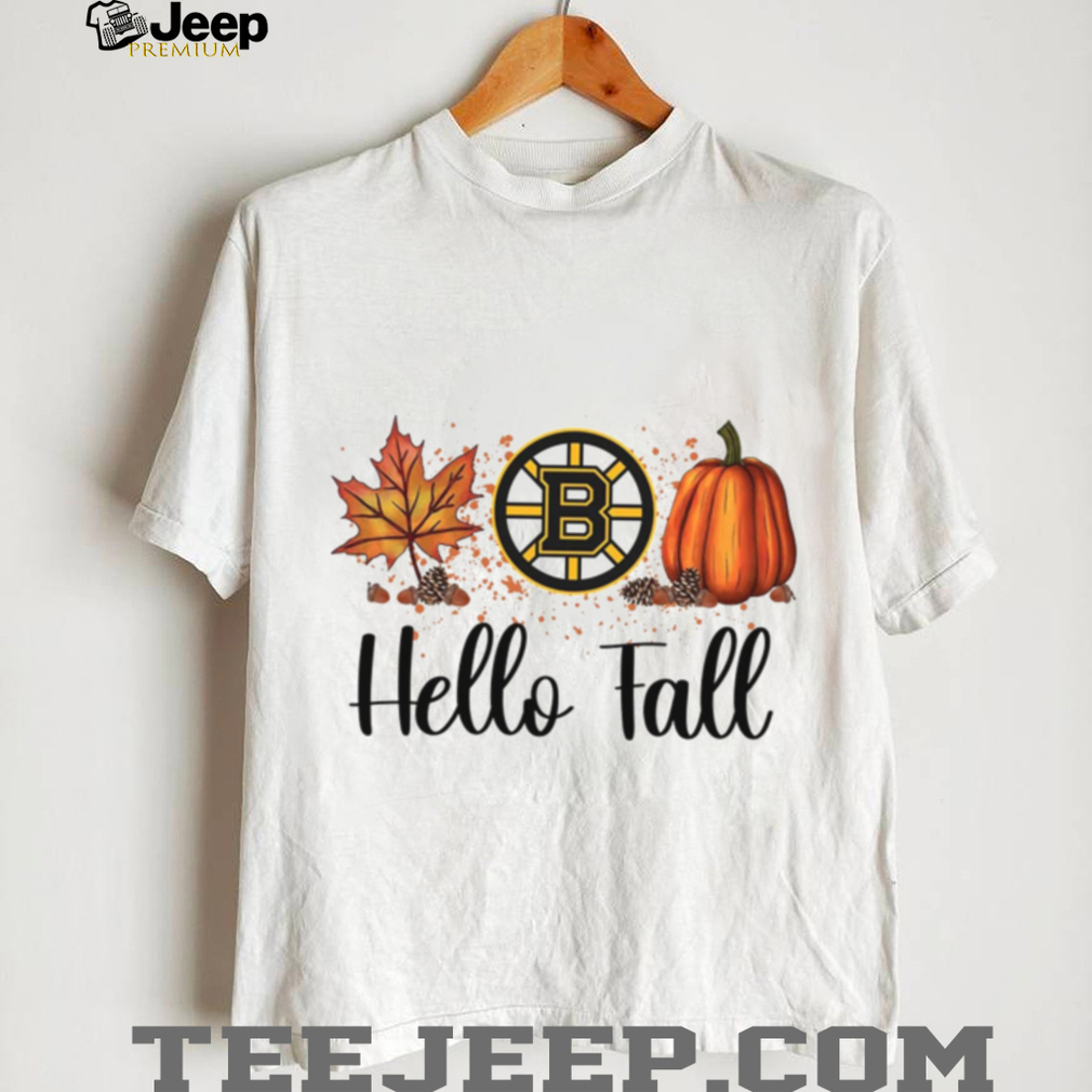 Boston Bruins Hello Fall T Shirt Boston Bruins Hello Fall T Shirt