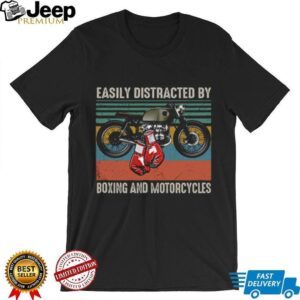 Boxing and Motorcycle Enthusiast T Shirt