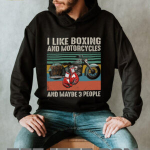 Boxing and Motorcycle Lover T Shirt