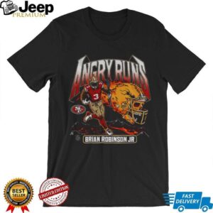 Brian Robinson Jr. San Francisco 49ers Angry Runs Player NFL Football shirt Brian Robinson Jr. San Francisco 49ers Angry Runs Player NFL Football shirt