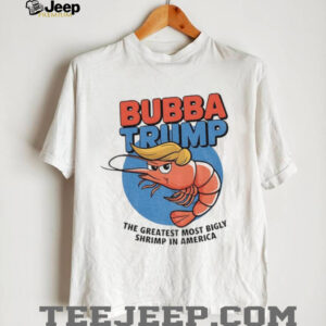 Bubba Trump Greatest Bigly Shrimp America funny parody USA logo shirt