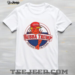 Bubba Trump Shrimp Character Maga red hat Epstein Release The Files shirt