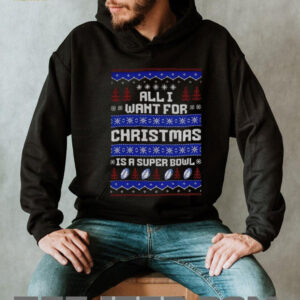 Buffalo Bills Football All I Want for Christmas is a Super Bowl Ugly Christmas 2025 shirt