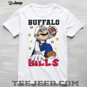 Buffalo Bills NFL x Super Mario Bros Mashup T Shirt