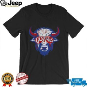 Buffalo head wearing glass Go Bills Buffalo Bills NFL Football Mafia fan shirt