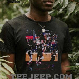 Cade Cunningham Detroit Pistons Dunking Over Drummond shirt