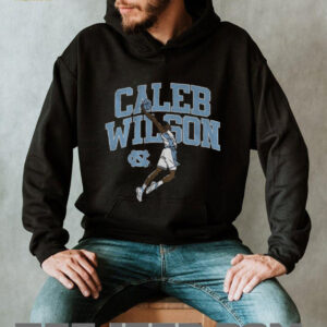 Caleb Wilson Name Pose North Carolina Tar Heels Basketball 2025 NBA shirt