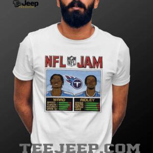 Cam Ward and Calvin Ridley NFL Jam Tennessee Titans shirt