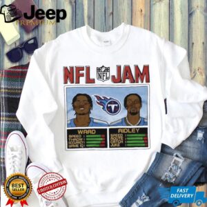 Cam Ward and Calvin Ridley NFL Jam Tennessee Titans shirt