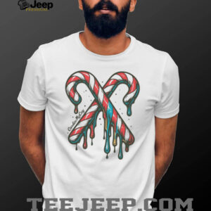 Candy Cane Drip Tee