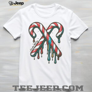 Candy Cane Drip Tee