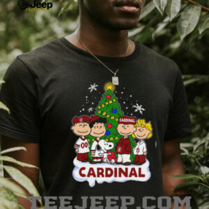 Cardinal Peanuts Snoopy and Friends Christmas Shirt