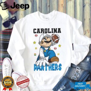 Carolina Panthers NFL x Super Mario Bros Mashup T Shirt