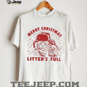 Cat Litters Full smoking Merry Christmas shirt