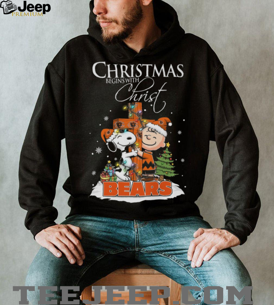 Charlie Brown Bears Snoopy Begins With Christ And Friends Peanuts Christmas Shirt Charlie Brown Bears Snoopy Begins With Christ And Friends Peanuts Christmas Shirt